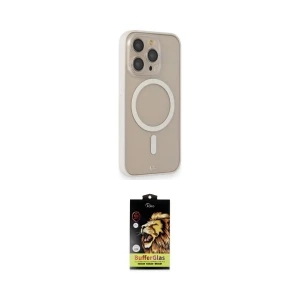 ieg™ iPhone 14 Pro Kılıf Siluet Işık Koleksiyonu - Siyah Buffer Cam Ekran Koruyucu