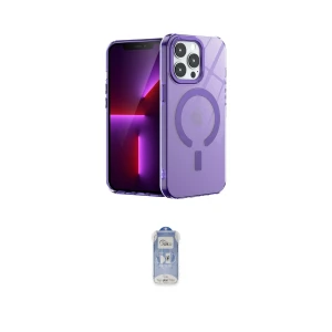 ieg™ iPhone 14 Pro Kılıf Yankı Çizgi - Siyah Joko Magic 5D Cam