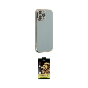 ieg™ iPhone 14 Pro Kılıf Yankı Serisi - Siyah Buffer Cam Ekran Koruyucu