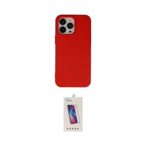 ieg™ iPhone 14 Pro Max Kılıf Ahenk Serisi - Siyah Joko 5D Cam