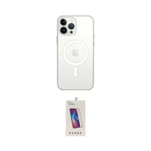 ieg™ iPhone 14 Pro Max Kılıf Ahenk Yansıma Prime - Siyah Joko 5D Cam