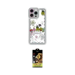 ieg™ iPhone 14 Pro Max Kılıf Çekirdek Asil - Siyah Buffer Cam Ekran Koruyucu