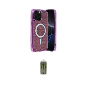 ieg™ iPhone 14 Pro Max Kılıf Eksen Çizgi - Siyah Joko Magic 5D Hayalet Cam