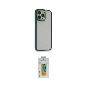 ieg™ iPhone 14 Pro Max Kılıf Eksen Doku Prime - Siyah Polymer Nano Ekran Koruyucu