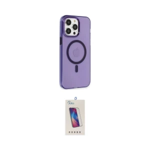 ieg™ iPhone 14 Pro Max Kılıf Kıvılcım Asil Özel Seri - Siyah Joko 5D Cam