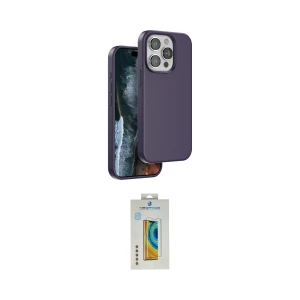 ieg™ iPhone 14 Pro Max Kılıf Kıvılcım Çizgi Serisi - Siyah Polymer Nano Ekran Koruyucu