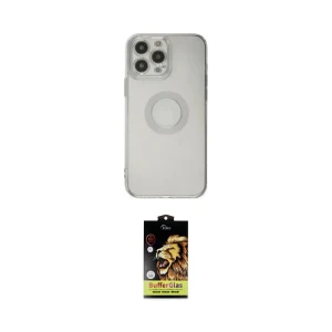 ieg™ iPhone 14 Pro Max Kılıf Kutup Klasik - Siyah Buffer Cam Ekran Koruyucu