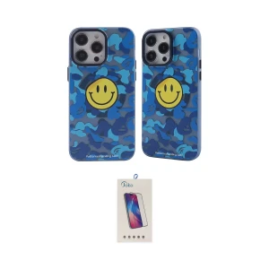 ieg™ iPhone 14 Pro Max Kılıf Nova Doku Koleksiyonu - Siyah Joko 5D Cam