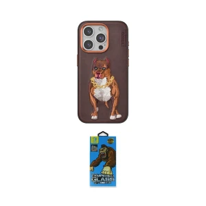 ieg™ iPhone 14 Pro Max Kılıf Nova Form Koleksiyonu - Siyah 18D Cam Ekran Koruyucu