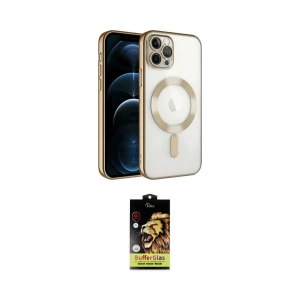 ieg™ iPhone 14 Pro Max Kılıf Nova Işık Özel Seri - Siyah Buffer Cam Ekran Koruyucu