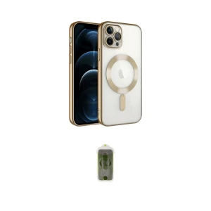 ieg™ iPhone 14 Pro Max Kılıf Nova Işık Özel Seri - Siyah Joko Magic 5D Hayalet Cam