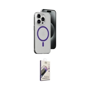 ieg™ iPhone 14 Pro Max Kılıf Odak Form Özel Seri - Siyah Bilvis 3D Mat Cam Ekran Koruyucu