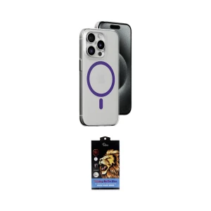 ieg™ iPhone 14 Pro Max Kılıf Odak Form Özel Seri - Siyah Buffer Hayalet Cam Ekran Koruyucu