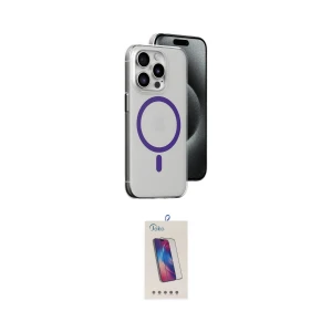 ieg™ iPhone 14 Pro Max Kılıf Odak Form Özel Seri - Siyah Joko 5D Cam
