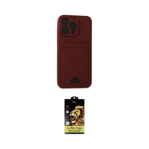 ieg™ iPhone 14 Pro Max Kılıf Vadi Çizgi Prime - Siyah Buffer Cam Ekran Koruyucu