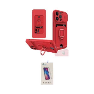 ieg™ iPhone 14 Pro Max Kılıf Vadi Form Prime - Siyah Joko 5D Cam