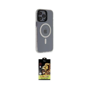 ieg™ iPhone 14 Pro Max Kılıf Yankı Işık Prime - Siyah Buffer Cam Ekran Koruyucu