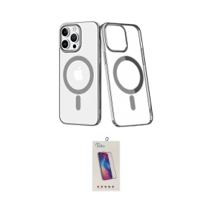 ieg™ iPhone 14 Pro Max Kılıf Yörünge Minimal - Siyah Joko 5D Cam