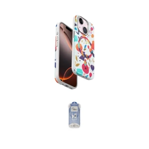 ieg™ iPhone 15 Kılıf Siluet Doku - Siyah Joko Magic 5D Cam