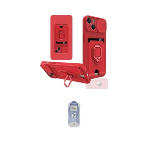 ieg™ iPhone 15 Kılıf Vadi Form Prime - Siyah Joko Magic 5D Cam