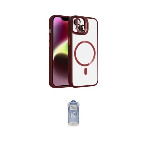 ieg™ iPhone 15 Plus Kılıf Yadigar Asil Koleksiyonu - Siyah Joko Magic 5D Cam
