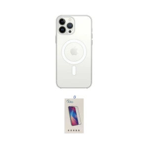 ieg™ iPhone 15 Pro Kılıf Ahenk Yansıma Prime - Siyah Joko 5D Cam