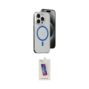 ieg™ iPhone 15 Pro Kılıf Odak Form Özel Seri - Siyah Joko 5D Cam