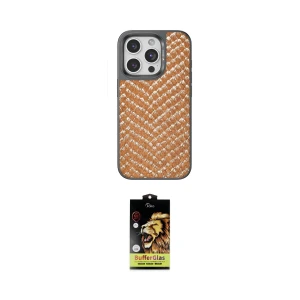 ieg™ iPhone 15 Pro Kılıf Vadi Özel Seri - Siyah Buffer Cam Ekran Koruyucu