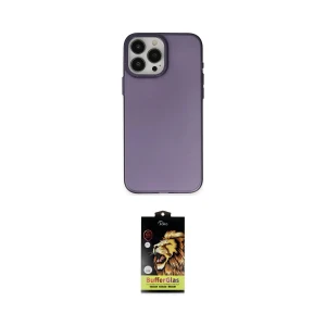 ieg™ iPhone 15 Pro Max Kılıf Ahenk Çizgi Prime - Siyah Buffer Cam Ekran Koruyucu