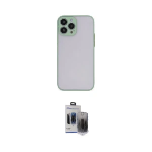 ieg™ iPhone 15 Pro Max Kılıf Ahenk Çizgi Serisi - Siyah Vanessa Magic Hayalet Cam
