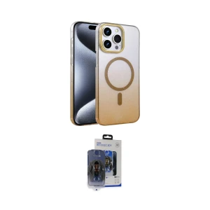 ieg™ iPhone 15 Pro Max Kılıf Ahenk Doku Özel Seri - Siyah Vanessa Magic Cam