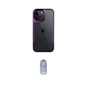 ieg™ iPhone 15 Pro Max Kılıf Akış Çizgi Koleksiyonu - Siyah Joko Magic 5D Cam