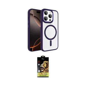 ieg™ iPhone 15 Pro Max Kılıf Kıvılcım Prime - Siyah Buffer Cam Ekran Koruyucu