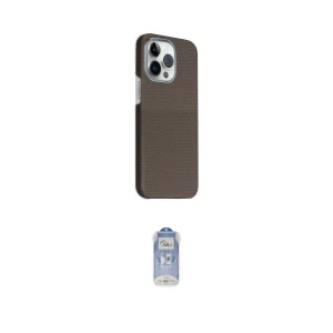 ieg™ iPhone 15 Pro Max Kılıf Kozmos Klasik Prime - Siyah Joko Magic 5D Cam