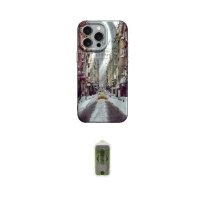 ieg™ iPhone 15 Pro Max Kılıf Nova Doku Prime - Siyah Joko Magic 5D Hayalet Cam
