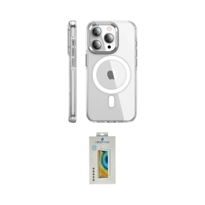 ieg™ iPhone 15 Pro Max Kılıf Nova Doku - Siyah Polymer Nano Ekran Koruyucu