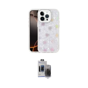 ieg™ iPhone 15 Pro Max Kılıf Odak Prime - Siyah Vanessa Magic Hayalet Cam