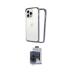 ieg™ iPhone 15 Pro Max Kılıf Pusula Asil Koleksiyonu - Siyah Vanessa Magic Cam