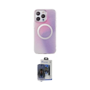 ieg™ iPhone 15 Pro Max Kılıf Pusula Form - Siyah Vanessa Magic Cam