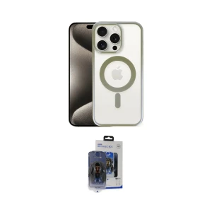 ieg™ iPhone 15 Pro Max Kılıf Siluet Çizgi Serisi - Siyah Vanessa Magic Cam