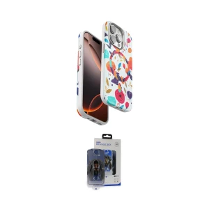 ieg™ iPhone 15 Pro Max Kılıf Siluet Doku - Siyah Vanessa Magic Cam