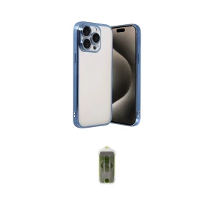 ieg™ iPhone 15 Pro Max Kılıf Vadi Minimal - Siyah Joko Magic 5D Hayalet Cam