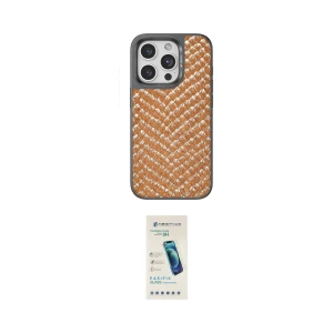 ieg™ iPhone 15 Pro Max Kılıf Vadi Özel Seri - Şeffaf Pasifik Cam Ekran Koruyucu