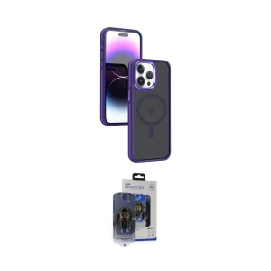 ieg™ iPhone 15 Pro Max Kılıf Yörünge Klasik - Siyah Vanessa Magic Cam