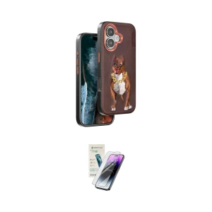 ieg™ iPhone 16 Kılıf Nova Form Koleksiyonu - Şeffaf Pasifik Cam Ekran Koruyucu