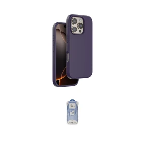 ieg™ iPhone 16 Pro Kılıf Kıvılcım Çizgi Serisi - Siyah Joko Magic 5D Cam