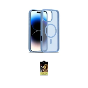 ieg™ iPhone 16 Pro Kılıf Siluet Minimal Prime - Siyah Buffer Cam Ekran Koruyucu