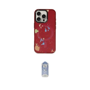 ieg™ iPhone 16 Pro Max Kılıf Kozmos Doku - Siyah Joko Magic 5D Cam