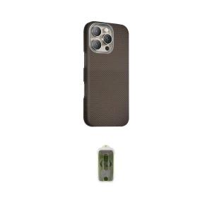 ieg™ iPhone 16 Pro Max Kılıf Kozmos Klasik Prime - Siyah Joko Magic 5D Hayalet Cam
