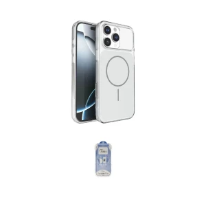 ieg™ iPhone 16 Pro Max Kılıf Kutup Doku Serisi - Siyah Joko Magic 5D Cam